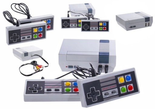 ИГРОВАЯ ТВ-КОНСОЛЬ PEGASUS 8-BIT AV 620 GAMES черный