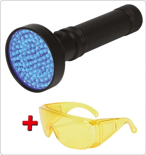 YATO UV 100 СВЕТОДИОДНЫЙ ФОНАРЬ + ОЧКИ