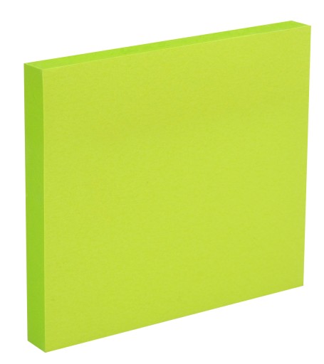 Bloczek samoprzylepny 75x75mm 100K neon MemoBe
