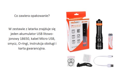 Фото-видео фонарь для дайвинга Orca Torch D530V