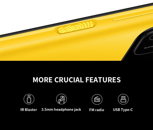 Смартфон Xiaomi POCO M3 4 ГБ/128 ГБ черный