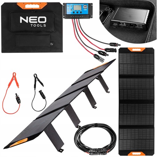 NEO PANEL SŁONECZNY PRZENOŚNY ŁADOWARKA SOLAR 140W