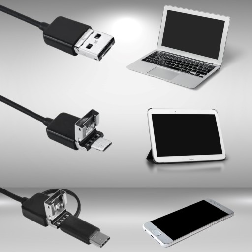 ЭНДОСКОПНАЯ ИНСПЕКЦИОННАЯ КАМЕРА 5M USB ANDROID МАСТЕРСКАЯ MICRO
