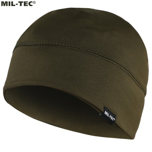 МУЖСКАЯ ЗИМНЯЯ ШАПКА ИЗ ТЕРМОАКТИВНОГО ФЛИСА MIL-TEC OLIVE