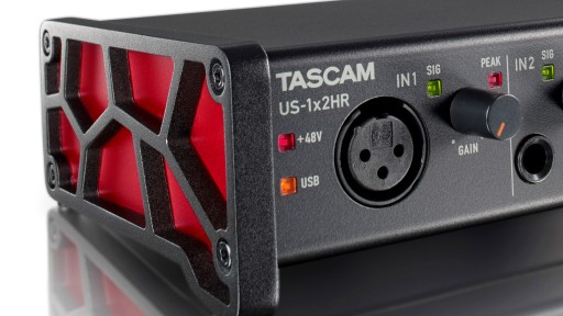 TASCAM US-1X2HR USB Audio Interface + Software