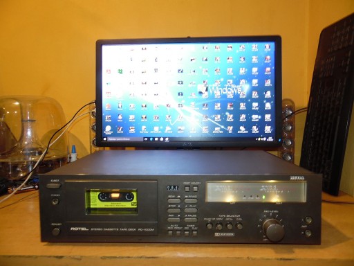 ROTEL RD-1000M Металлический магнитофон Dolby B Top Deck