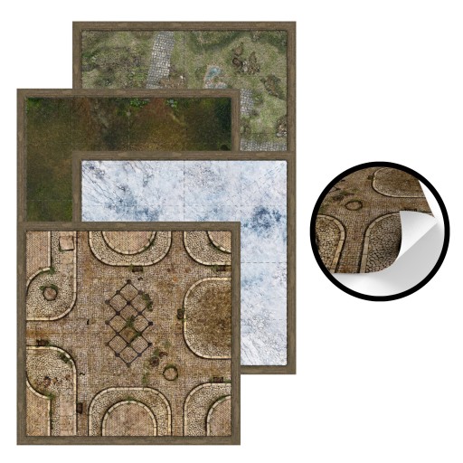 ПРОТИВОСКОЛЬЖАЮЩИЙ КОВрик MALIFAUX 8 УЗОРОВ 94x94 СМ