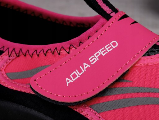 ЖЕНСКИЕ ТУФЛИ ДЛЯ ВОДЫ МОРСКИЕ ЕЖИ ДЛЯ ПЛЯЖА AQUA SPEED SHOE 27C ЧЕРНЫЕ/РОЗОВЫЕ 38