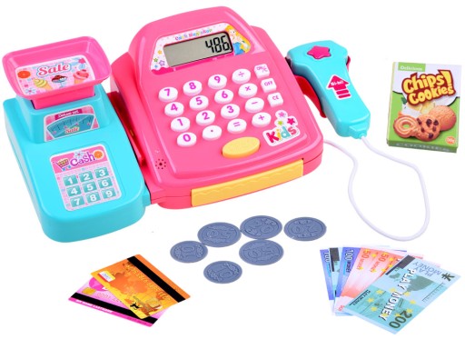 Игрушка Кассовый аппарат + весы, забава в магазине ZA3851