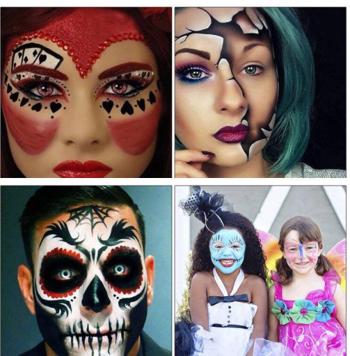 Краски для лица и тела для детей, безопасные, 15 цветов Carnival