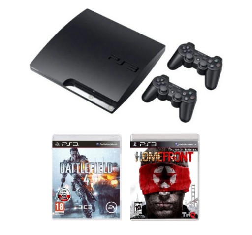 Konsola Sony Playstation 3 Slim 320 GB PS3 Gry Wojenne