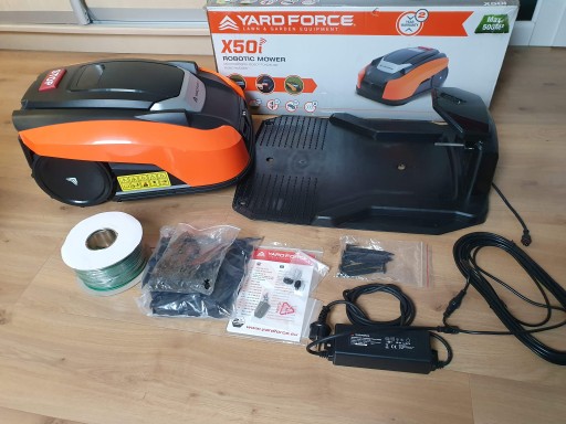 ROBOT KOSZĄCY YARD FORCE X50i WIFI APLIKACJA 500m2 ZESTAW