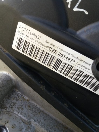 VOLKSWAGEN CZE ДВИГАТЕЛЬ 1.4 TSI В КОМПЛЕКТЕ