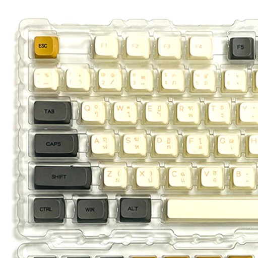 Колпачки для клавиш из ПБТ, блестящие, с мотивом XDA, высота, термосублимация, 125 клавиш, механика