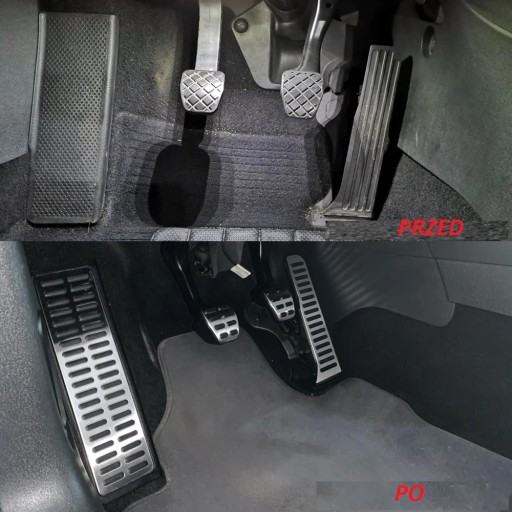 Хромированные накладки на педали Seat Leon 2 2005 - 2012 гг.