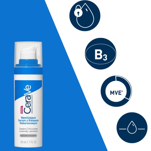 CeraVe Увлажняющая сыворотка с гиалуроновой кислотой 30мл для сухой кожи лица