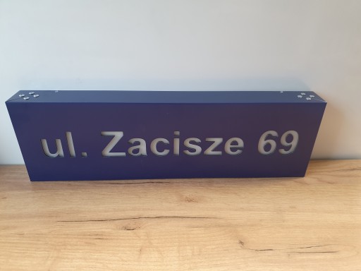 Tabliczka adresowa 3D ulica nr domu
