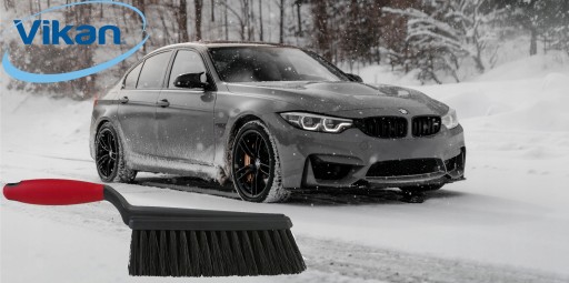 VIKAN SNOW BRUSH ЩЕТКА ДЛЯ УДАЛЕНИЯ СНЕГА ИЗ ВАШЕГО АВТОМОБИЛЯ БЕЗОПАСНО И ПРОЧНО