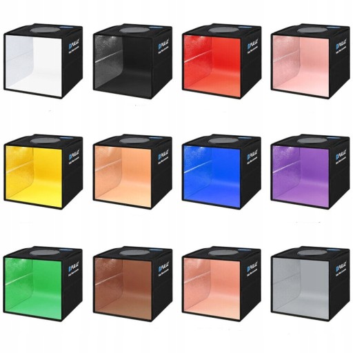 NAMIOT BEZCIENIOWY STUDIO DO ZDJĘĆ FOTOGRAFICZNY LED 25CM