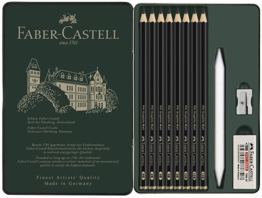 Набор карандашей для рисования FABER-CASTELL Pitt Graphite Matt, 8 шт.