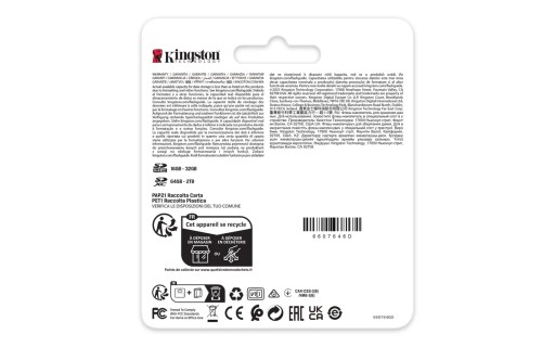 Карта памяти Kingston Technology Canvas React Plus 256 ГБ SDXC UHS-II, класс 10
