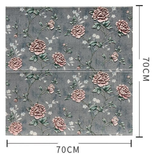 Обои-панели WALL FLOWERS 3D самоклеющиеся FP12