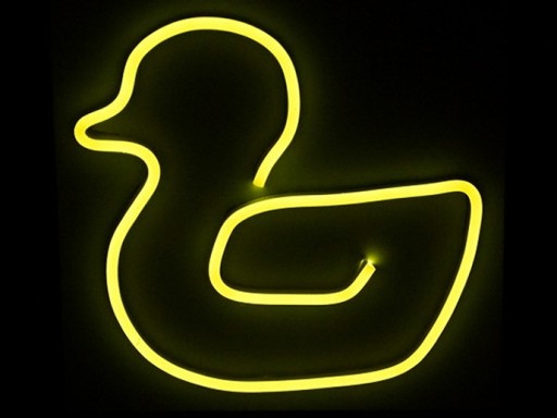 NEON DUCK LED FLEX DUCK LEMON ŚWIDNIK
