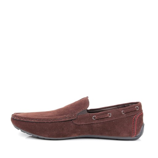 MĘSKIE MOKASYNY BRĄZOWE ZAMSZOWE BUTY WSUWANE CASUAL MUST HAVE SEZONU HOT