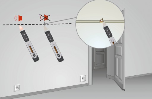 Кабельный детектор Laserliner XP 12В - 1000В, категория IV