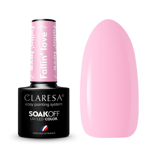 Гибридный лак для ногтей Fallin Love 7 Claresa 5 мл