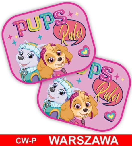 Боковые солнцезащитные козырьки 2 шт. PAW PATROL.