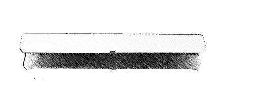 Karnisz kwadro metalowy poj. 140 cm bez żabek 7 kolorów 1,4 m kwadratowy