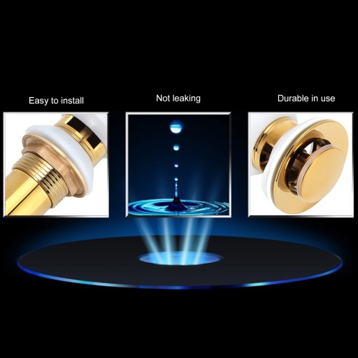 Слив для раковины Gold без перелива Anti Clog