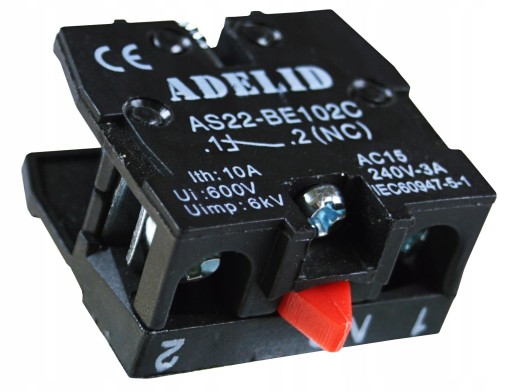NC XB2 BBE102 КРАСНЫЙ БАЗОВЫЙ КОНТАКТ, ЗАКРЫТЫЙ