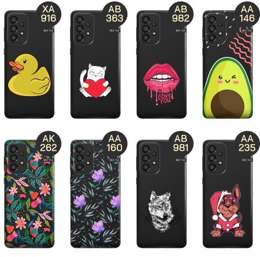 ETUI DO SAMSUNG GALAXY A33 5G WZORY BEZ TŁA NAKLEJKI STICKER OBUDOWA CASE