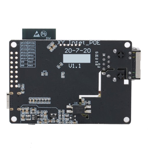 ETHERNET АДАПТЕР АППАРАТНЫЙ POE ESP32 LAN8720A 50V 4MB TYPE C ИНТЕРФЕЙС