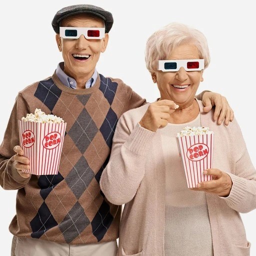 Бумажные 3D-очки ТВ Анаглиф Красные