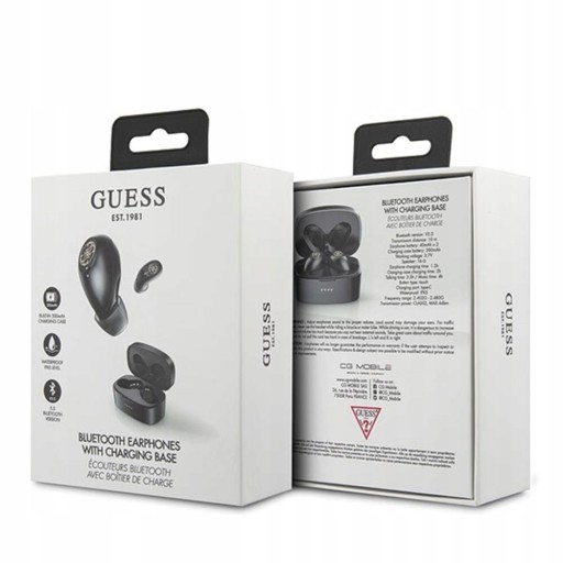 Bluetooth-наушники - GUESS (черные) 03