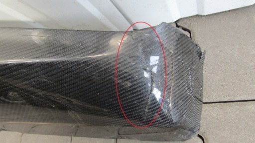 Передний спойлер BMW X6 F16 CARBON M Package