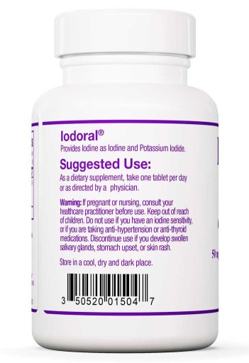 Iodoral 50 mg 90 tabl. Optimox - jod i jodek potasu