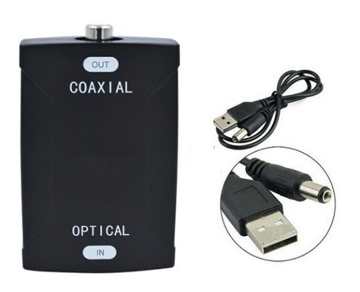 Конвертер оптического сигнала SPDIF в коаксиальный (RCA) Toslink