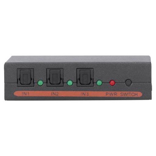 3x1 оптоволоконный цифровой аудиодекодер для преобразования spdif/av/rca