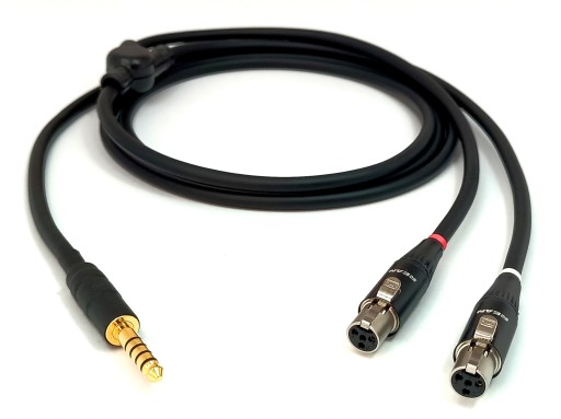Балансный кабель AUDEZE LCD-4z ручной работы.