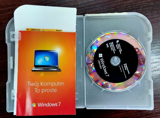 Windows 7 Ultimate BOX PL 32/64бит, 2xDVD