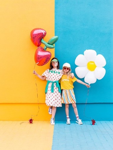 Balon foliowy Wiśnie owoce czerwone wisienki 88cm