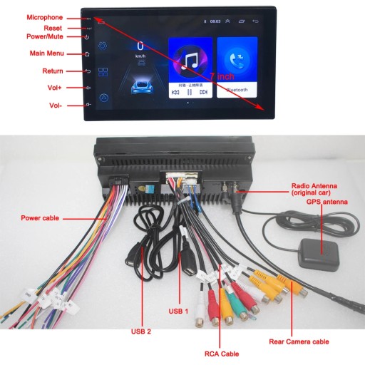 9 4G wifi 2G 32G автомобильный плеер в стиле Android BT, навигация, Bluetooth