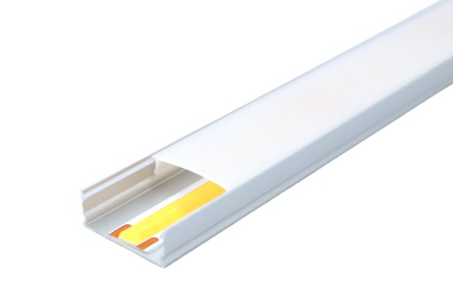 PROFIL Aluminiowy LED Do Taśmy 2M Klosz Uchwyty ZaślepkI Chusteczka ZESTAW