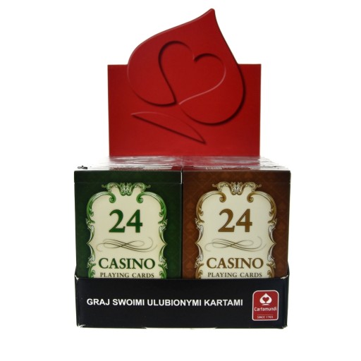 GRA KARCIANA dla Dzieci 24 Karty CASINO Klasyczne