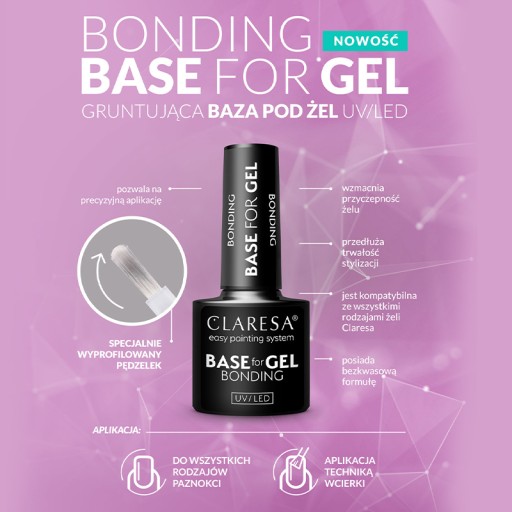 Claresa BONDING BASE грунтовка бескислотная гелевая основа 5 мл