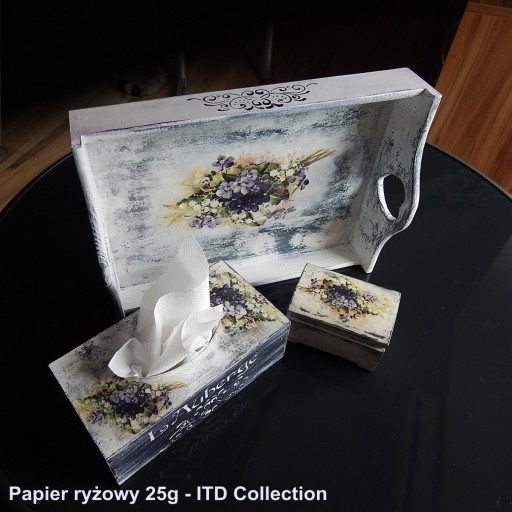Papier ryżowy A4 R1412 - Paryż za mgłą